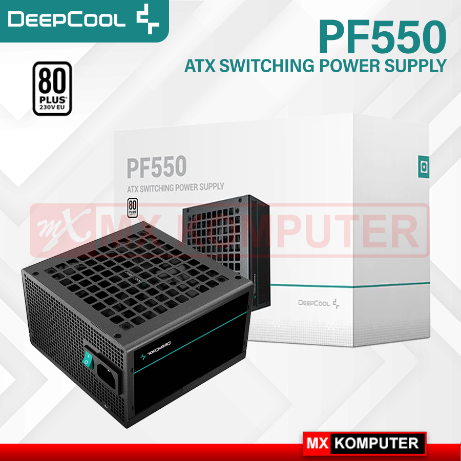 DEEPCOOL PSU PF550 550 WATTS 80 PLUS | MX Komputer Jogja