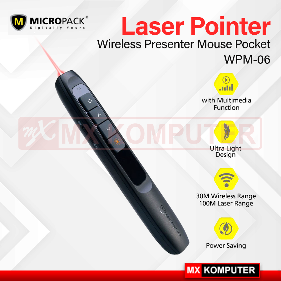 Micropack Pointer Laser Pointer Micropack WPM-06 | MX Komputer Jogja