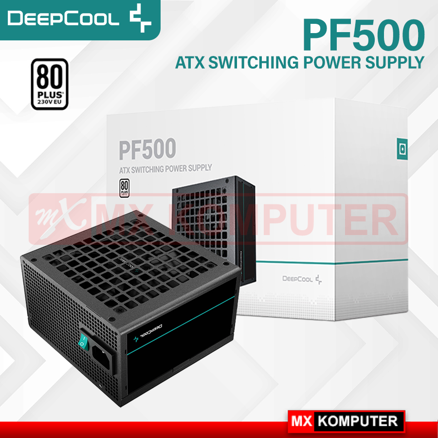 Deepcool Power Supply PF500 (Flat Cable) 500W | MX Komputer Jogja
