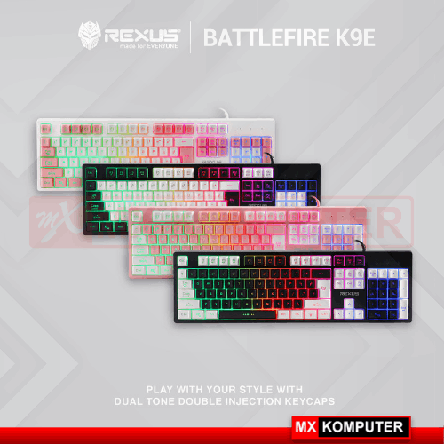 Rexus K68M Keyboard Gaming Mini Battlefire MX Komputer Jogja