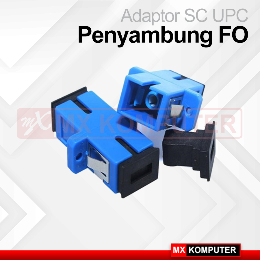 Adapter Fiber Optik SC UPC Barrel Sambungan Konektor Fiber Optic | MX ...