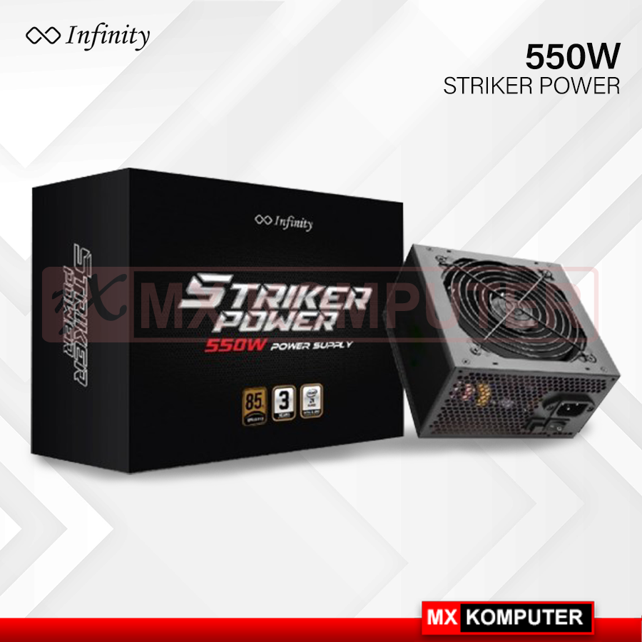 Infinity 550W Strike Power 80+ Power Supply MX Komputer Jogja