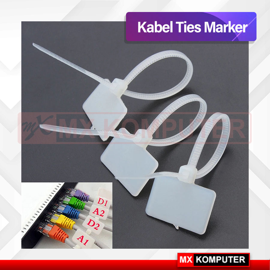 Kabel Tis Label Tie Marker MX Komputer Jogja