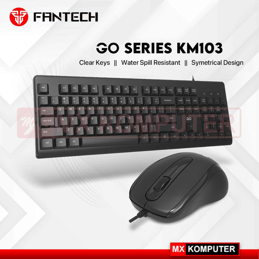 Keyboard Mouse FANTECH GO KM103 Combo | MX Komputer Jogja