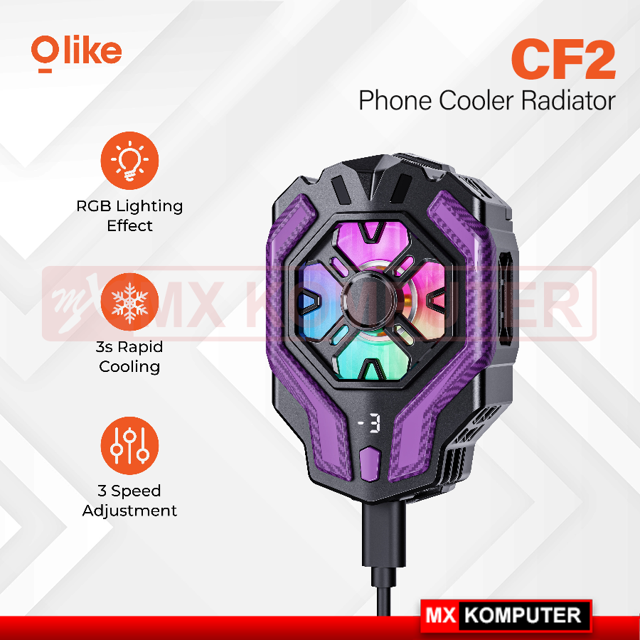 Cf2 Microcomputer Cooling Pad HP Gaming Fan Olike CF2 | MX Komputer Jogja