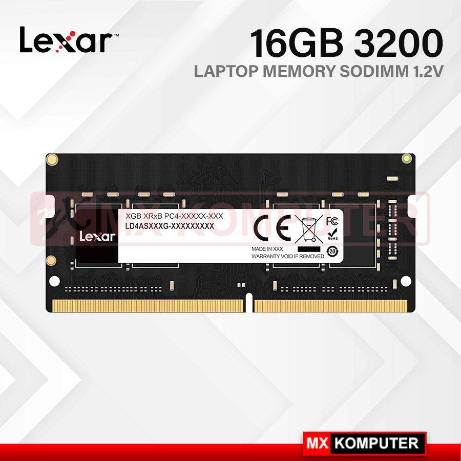 Lexar DDR4 16GB ノートPC用 メモリ 検証済み