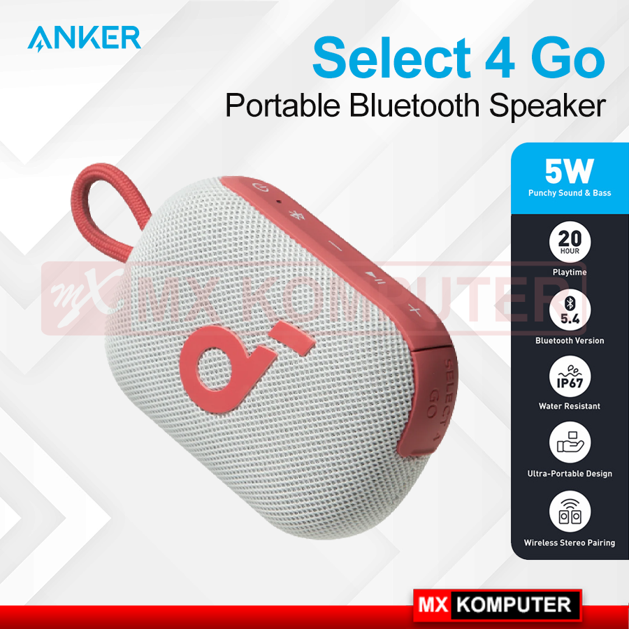 Soundcore by Anker Select 4 Go Bluetooth Speaker Ultra Portable IP67 ...